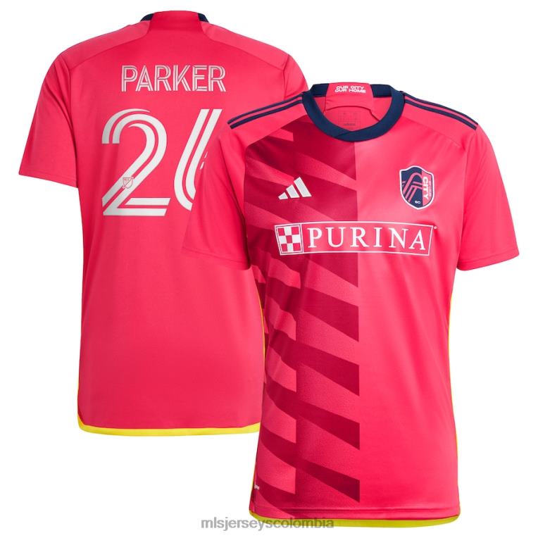 calle. louis city sc tim parker adidas rojo 2023 the Spirit kit replica camiseta hombres MLS Jerseys jersey TJ666562