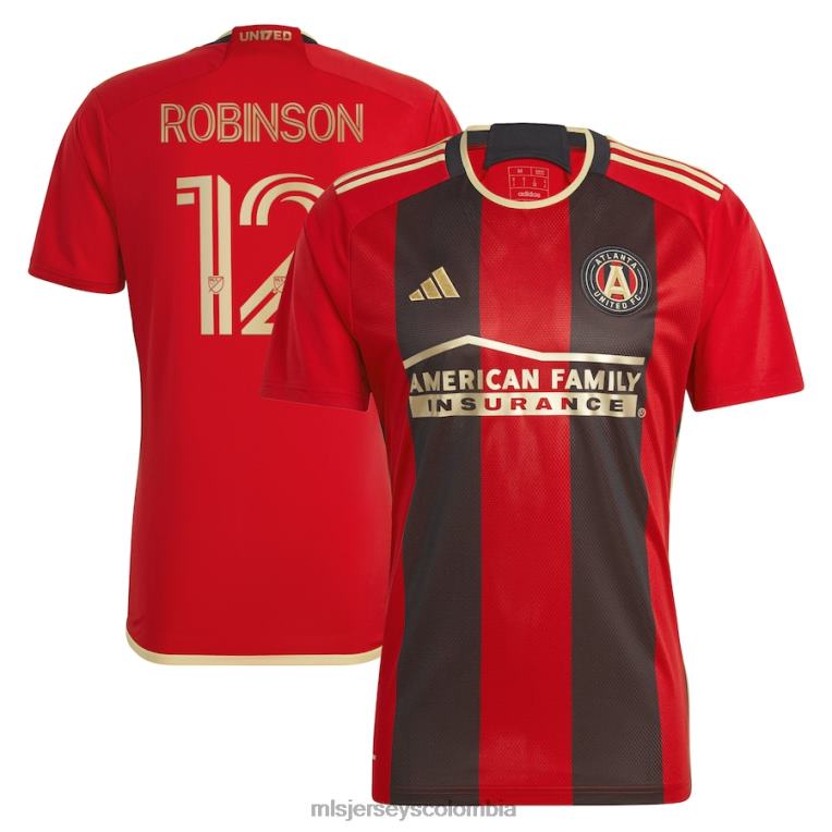 atlanta united fc miles robinson adidas negro 2023 réplica del kit de los 17 hombres MLS Jerseys jersey TJ666566