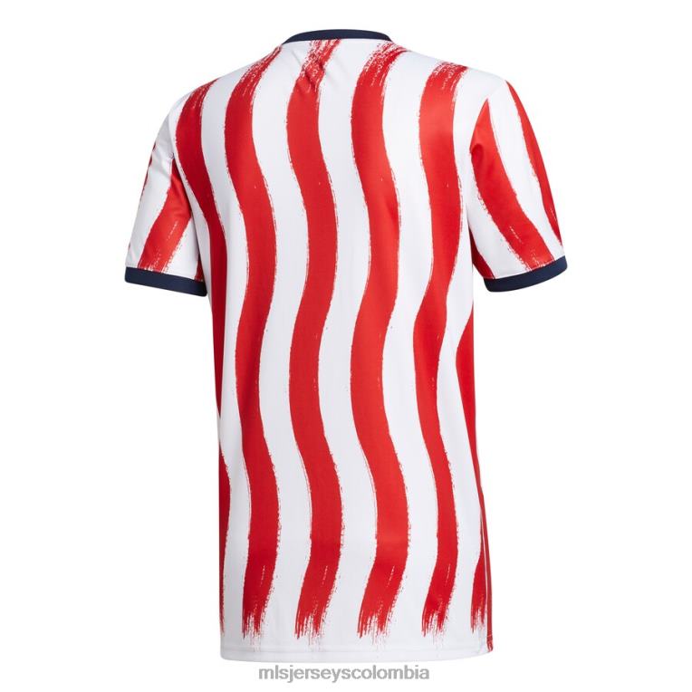 camiseta aeroready pre-partido americana del atlanta united fc adidas blanco/rojo 2021/22 hombres MLS Jerseys jersey TJ666993