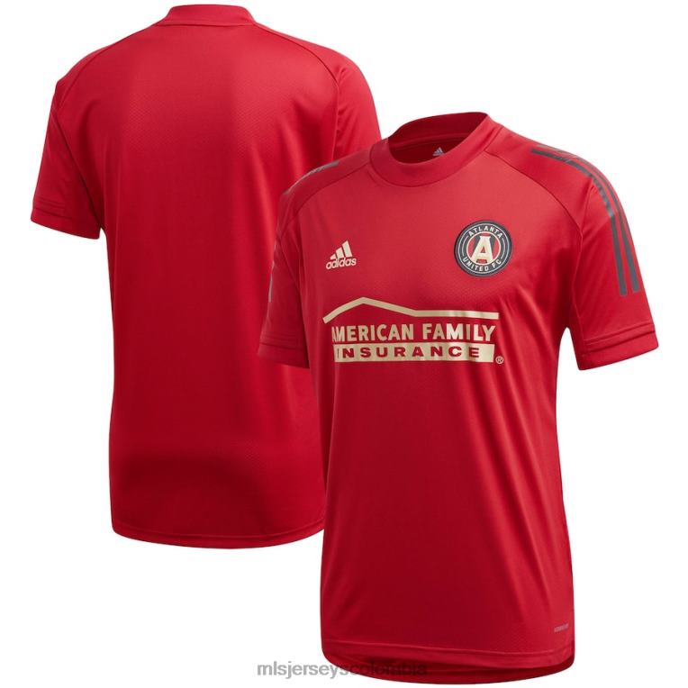 camiseta de entrenamiento de campo atlanta united fc adidas roja 2020 hombres MLS Jerseys jersey TJ666284