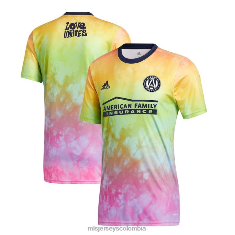 camiseta de rendimiento pre-partido adidas 2021 del atlanta united fc hombres MLS Jerseys jersey TJ666435