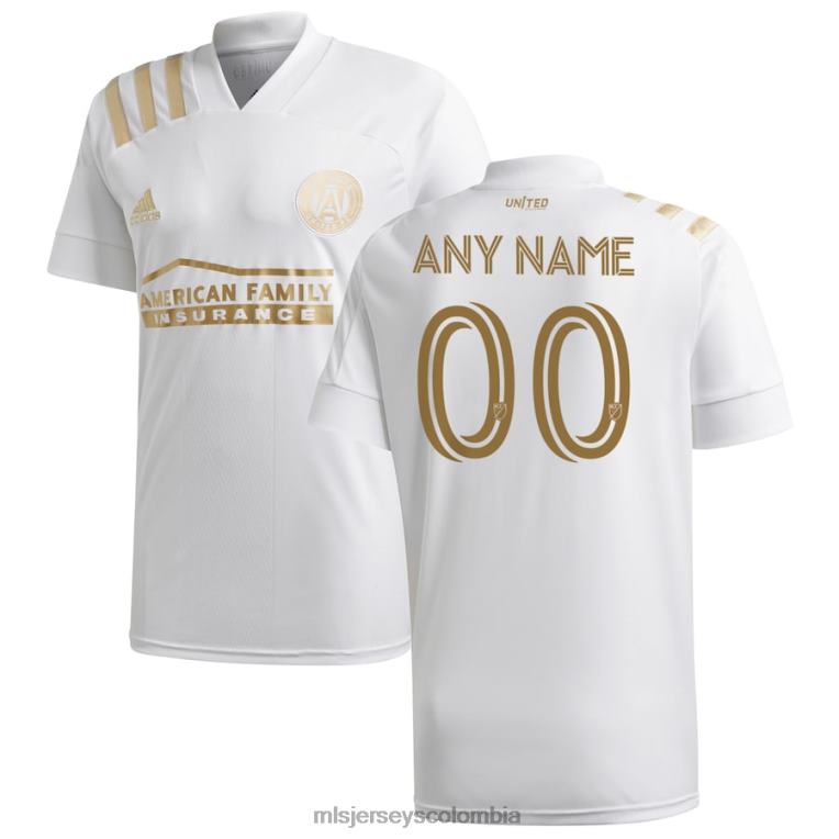 camiseta replica personalizada atlanta united fc adidas blanca 2020 kings hombres MLS Jerseys jersey TJ666915
