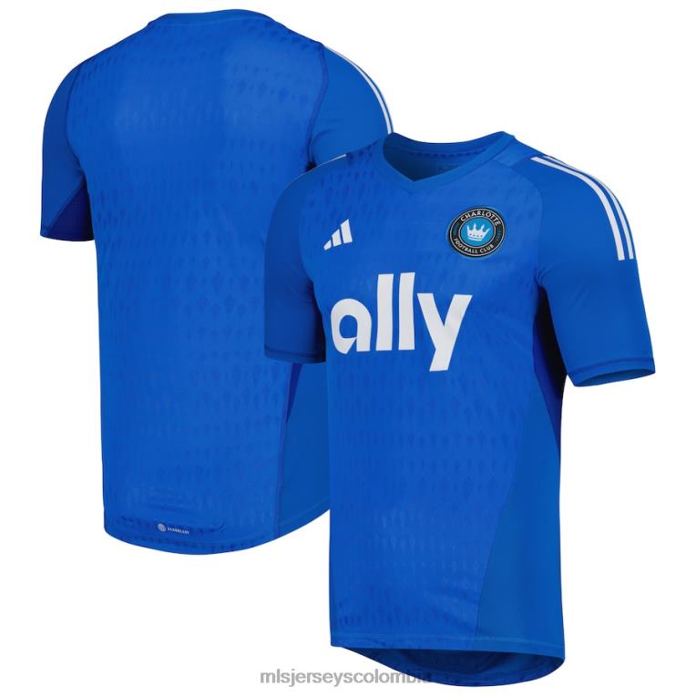 camiseta de portero replica charlotte fc adidas azul 2023 hombres MLS Jerseys jersey TJ666220