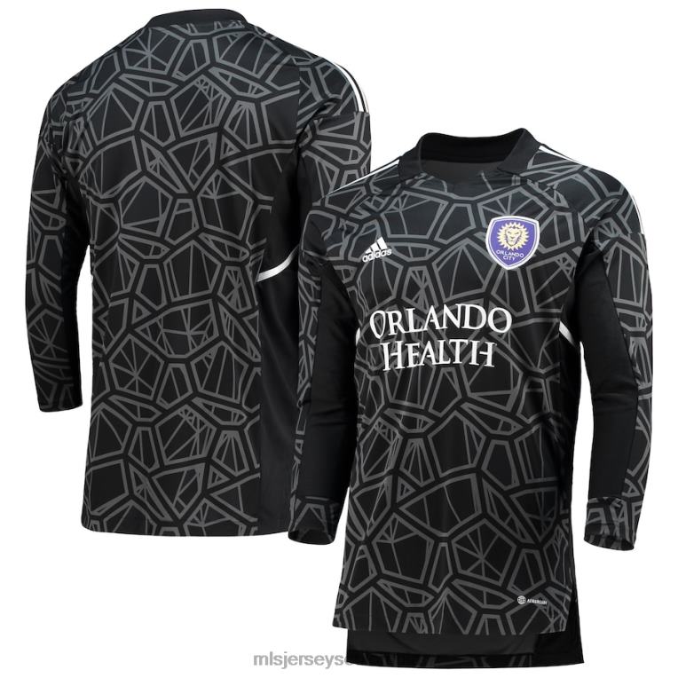 camiseta de portero adidas orlando city sc negro/blanco hombres MLS Jerseys jersey TJ666914