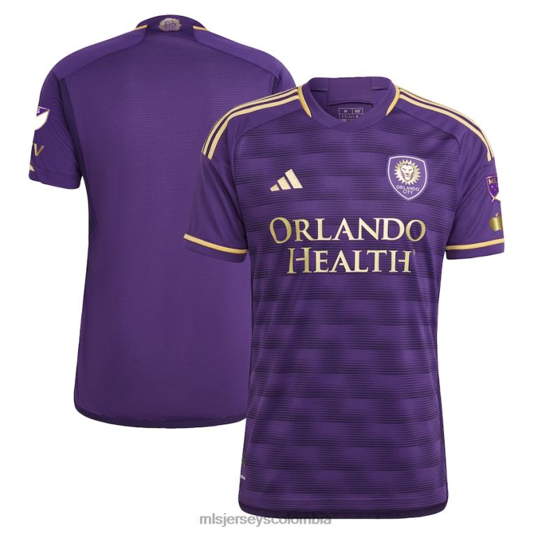 orlando city sc adidas púrpura 2023 the wall kit camiseta auténtica hombres MLS Jerseys jersey TJ66639