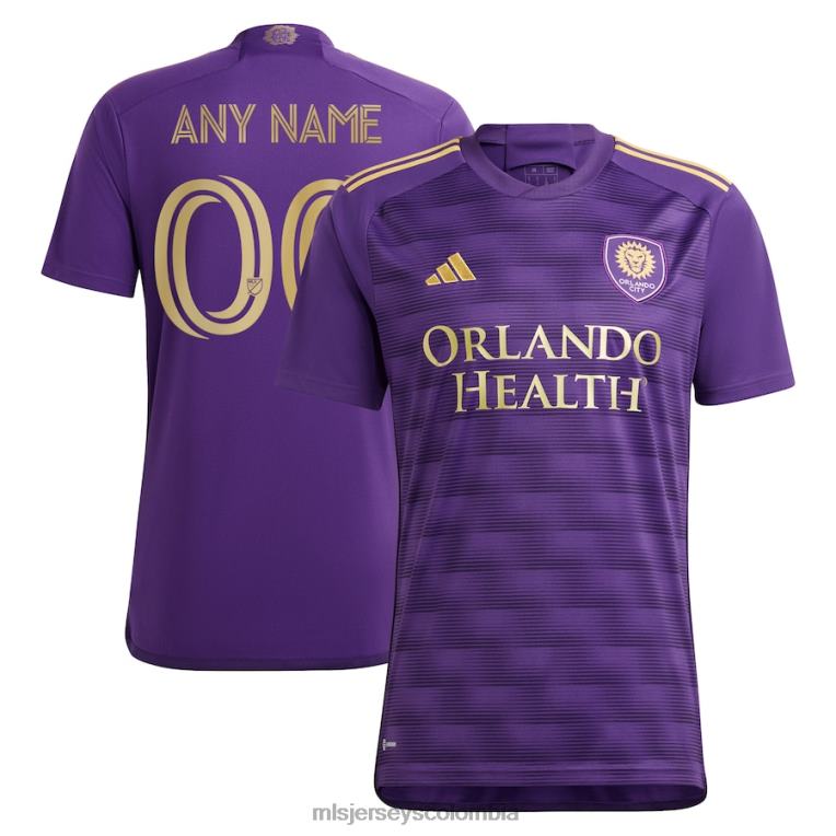 orlando city sc adidas púrpura 2023 the wall kit réplica camiseta personalizada hombres MLS Jerseys jersey TJ666150