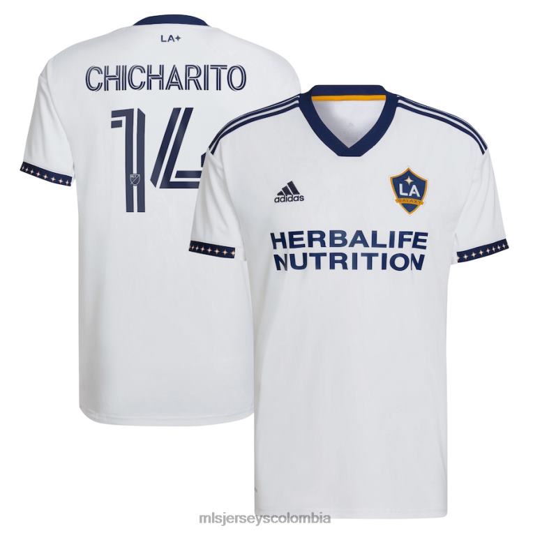 la galaxy chicharito adidas blanco 2022 ciudad de los sueños kit réplica camiseta del jugador hombres MLS Jerseys jersey TJ666308