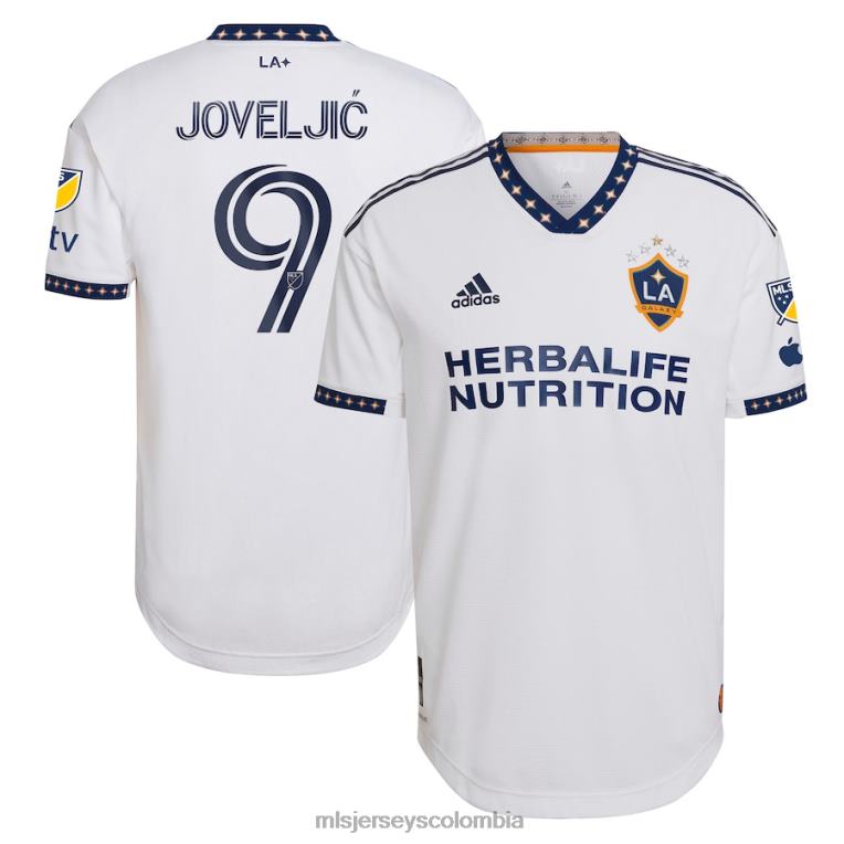 la galaxy dejan joveljic camiseta adidas blanca 2023 city of dream kit auténtica hombres MLS Jerseys jersey TJ666376