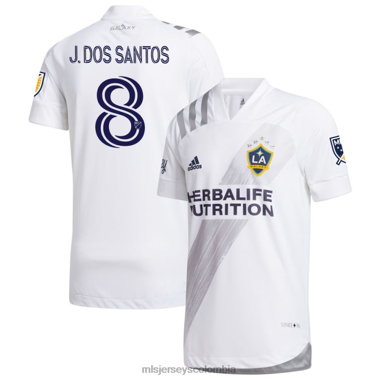 la galaxy jonathan dos santos adidas blanco 2020 25a temporada celebración réplica camiseta hombres MLS Jerseys jersey TJ6661453