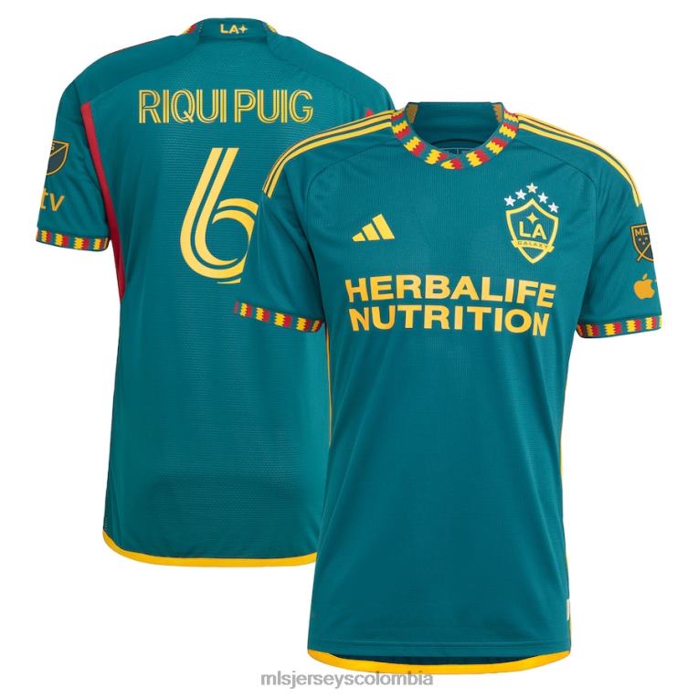 la galaxy riqui puig adidas verde 2023 la kit camiseta de jugador auténtica hombres MLS Jerseys jersey TJ6661240