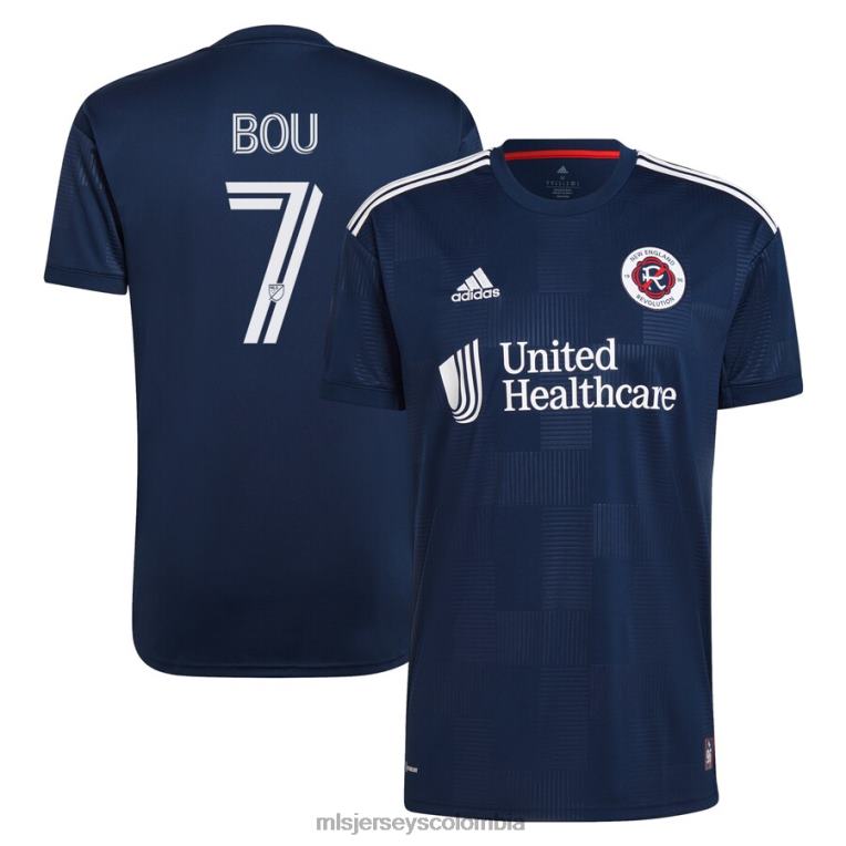 revolución de nueva inglaterra gustavo bou adidas azul marino 2022 the liberty kit replica player jersey hombres MLS Jerseys jersey TJ6661213