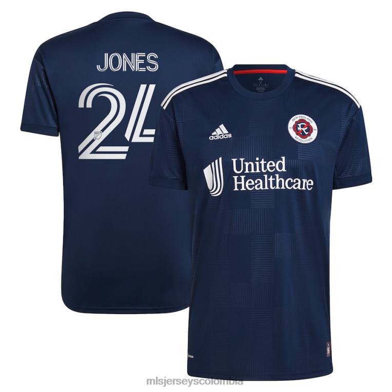 revolución de nueva inglaterra dejuan jones adidas azul marino 2023 the liberty kit replica player jersey hombres MLS Jerseys jersey TJ666802
