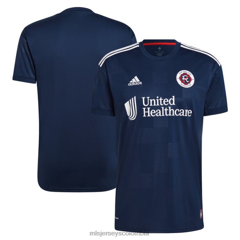 revolución de nueva inglaterra adidas azul marino 2022 the liberty kit replica camiseta en blanco hombres MLS Jerseys jersey TJ666568