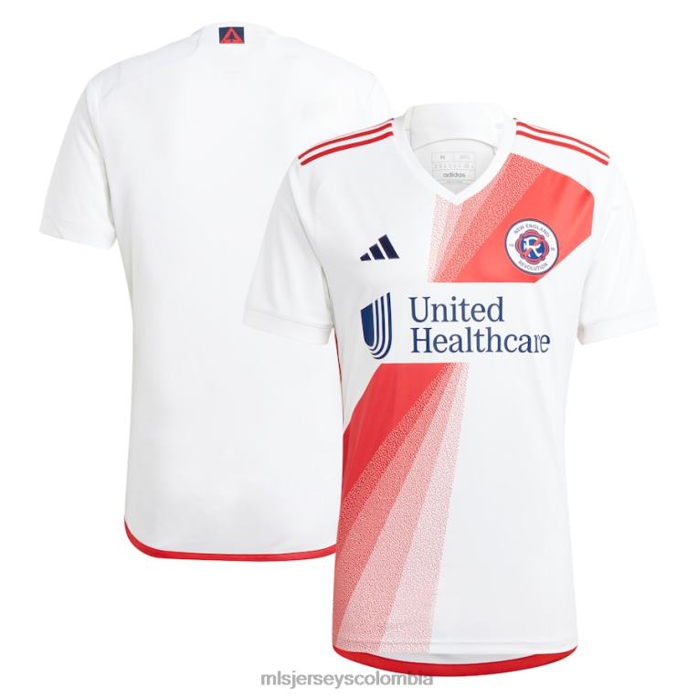revolución de nueva inglaterra camiseta réplica adidas blanca 2023 defiance hombres MLS Jerseys jersey TJ666193