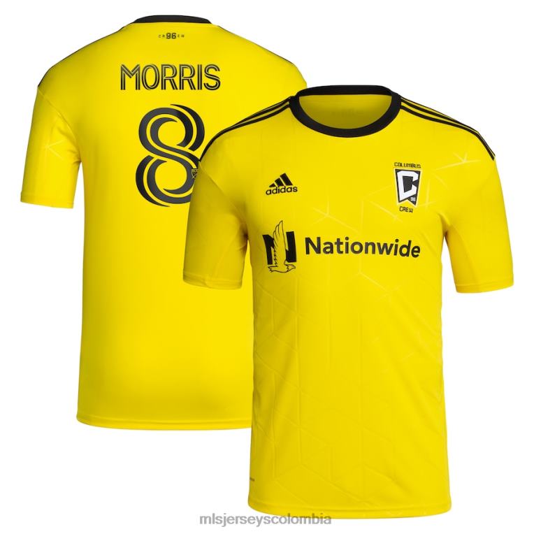 Columbus Crew Aidan Morris adidas amarillo 2023 Gold Standard Kit réplica de camiseta de jugador hombres MLS Jerseys jersey TJ6661032