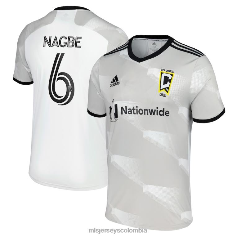 camiseta de columbus crew darlington nagbe adidas blanca 2022 gold standard réplica de jugador hombres MLS Jerseys jersey TJ666746