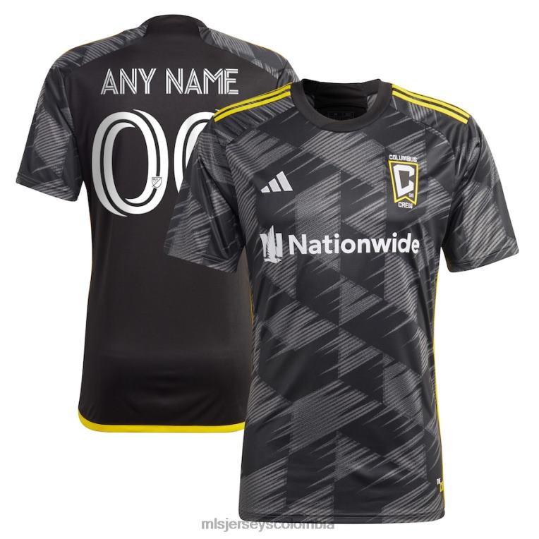 camiseta personalizada réplica del kit de velocidad 2023 adidas negro de columbus crew hombres MLS Jerseys jersey TJ666223