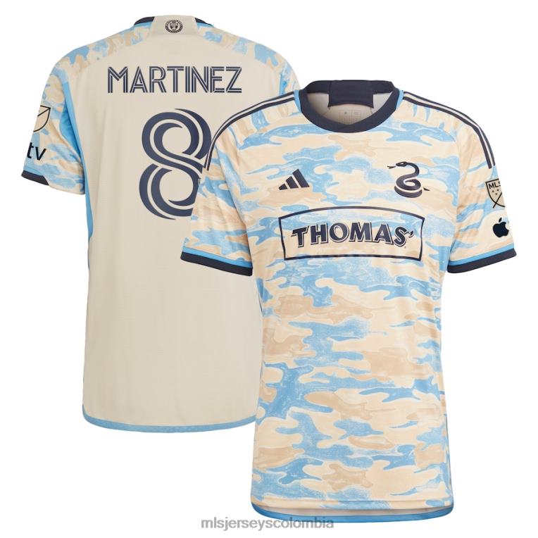 camiseta philadelphia union jose martinez adidas tan 2023 para philly autentica hombres MLS Jerseys jersey TJ666542