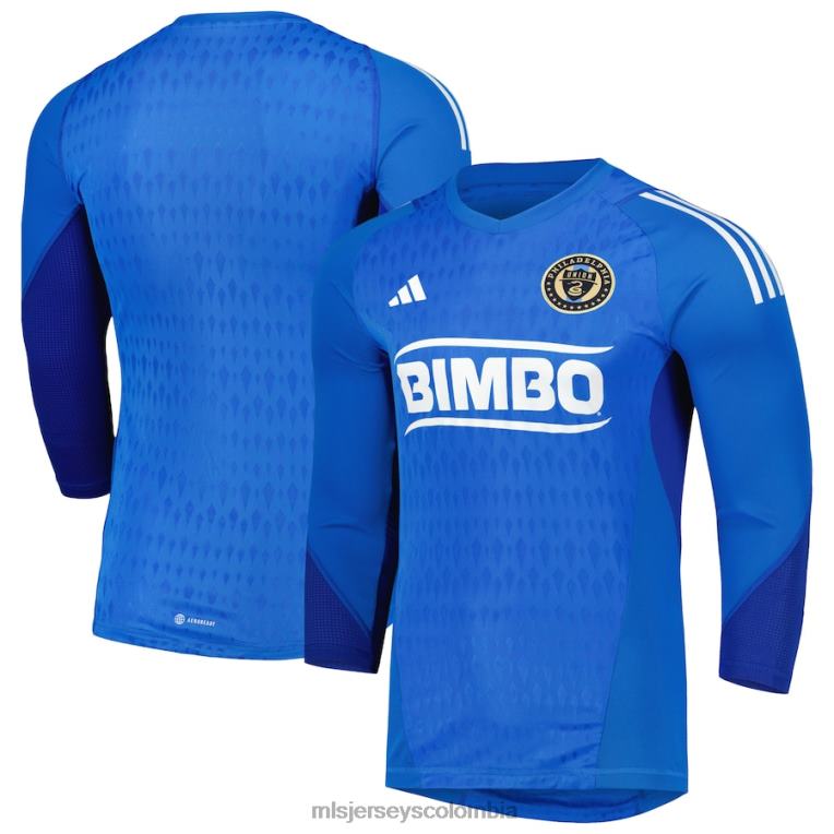 camiseta réplica de manga larga de portero azul adidas philadelphia union 2023 hombres MLS Jerseys jersey TJ66634