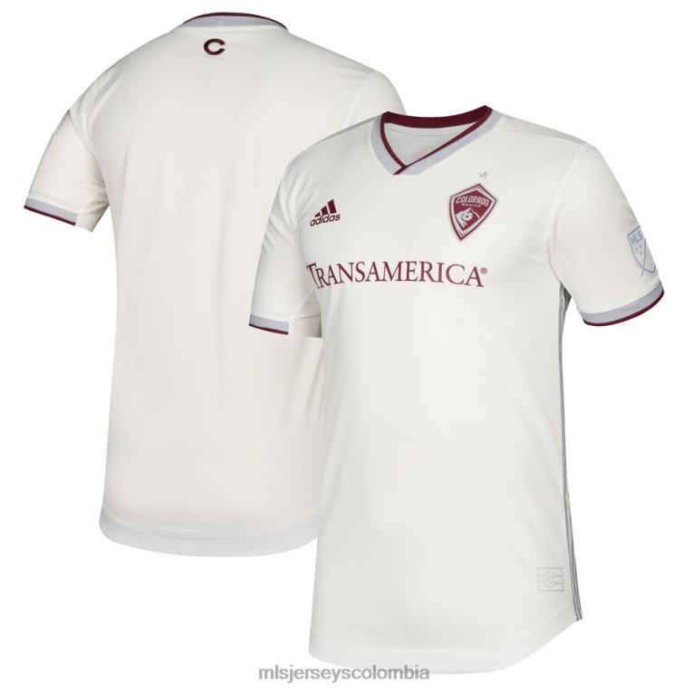 camiseta colorado rapids adidas blanca 2019 negro diamante autentica hombres MLS Jerseys jersey TJ666761