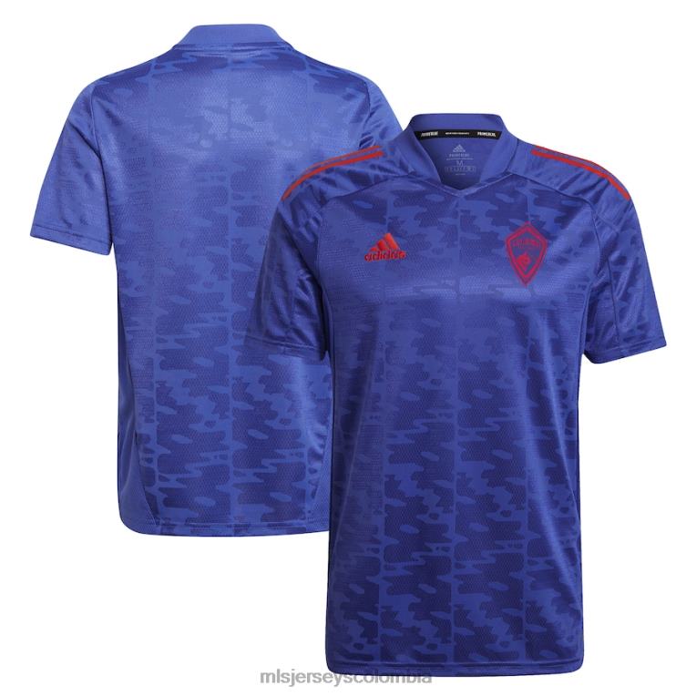 camiseta replica colorado rapids adidas azul 2022 primeblue hombres MLS Jerseys jersey TJ666636