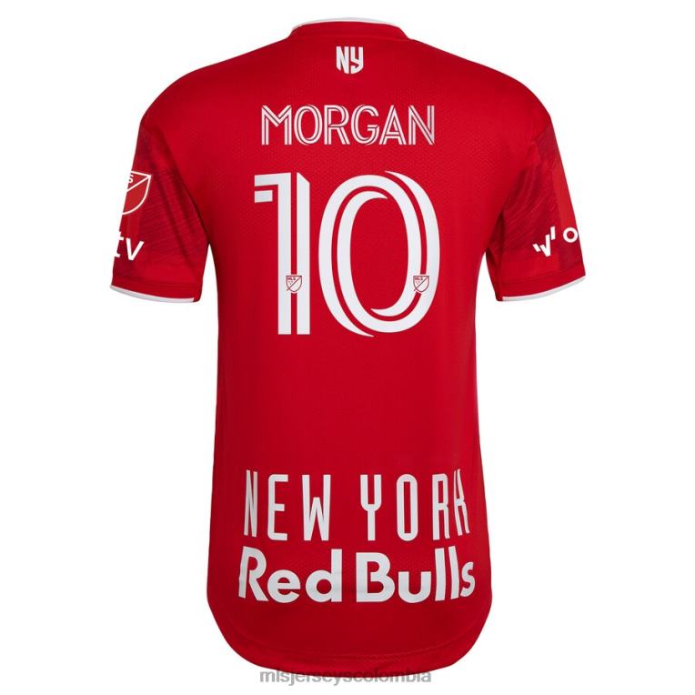 camiseta de jugador nueva york red bulls lewis morgan adidas roja 2023 1ritmo auténtica hombres MLS Jerseys jersey TJ6661065