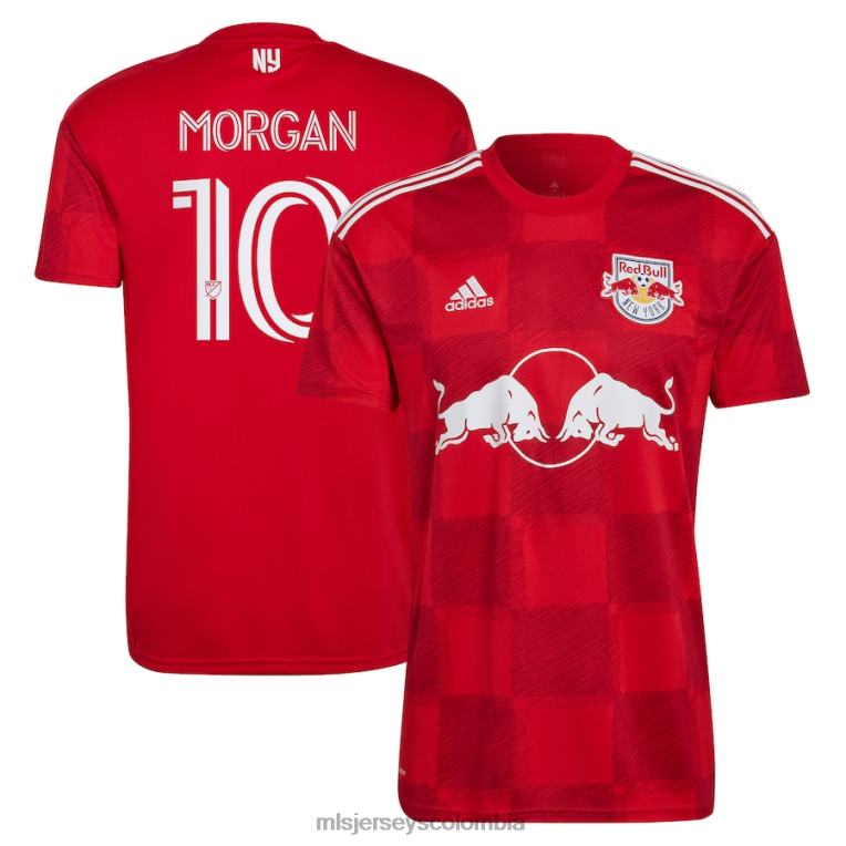 new york red bulls lewis morgan adidas camiseta roja 2023 1ritmo replica jugador hombres MLS Jerseys jersey TJ666866