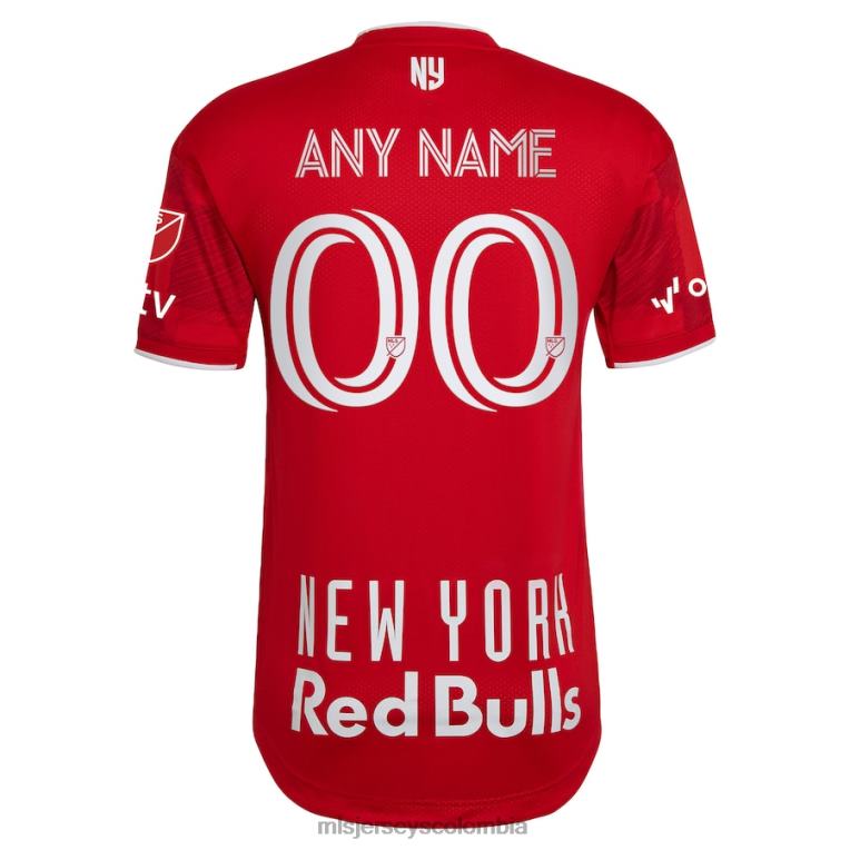 camiseta personalizada auténtica de los new york red bulls adidas roja 2023 1ritmo hombres MLS Jerseys jersey TJ6661378