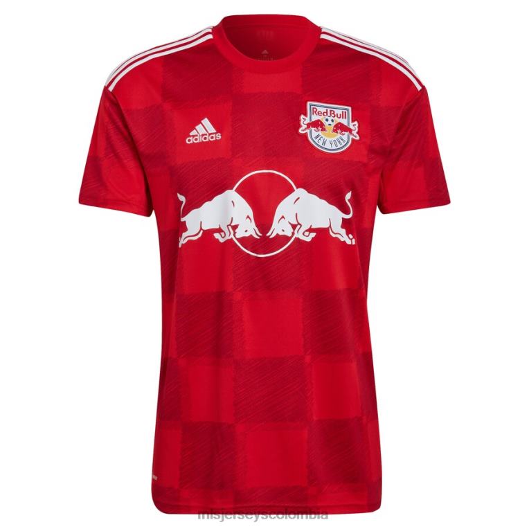 camiseta personalizada réplica 1ritmo roja adidas new york red bulls 2022 hombres MLS Jerseys jersey TJ666873