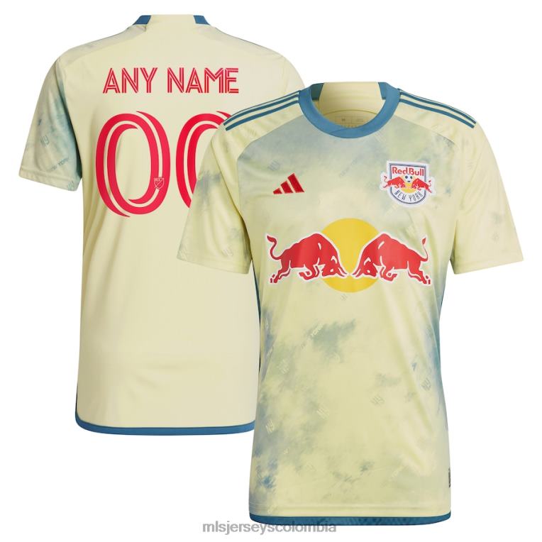 camiseta personalizada réplica del kit daniel patrick amarillo adidas new york red bulls 2023 hombres MLS Jerseys jersey TJ666865