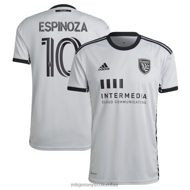terremotos de san jose cristian espinoza adidas gris 2022 el kit creador réplica de camiseta del jugador hombres MLS Jerseys jersey TJ6661421