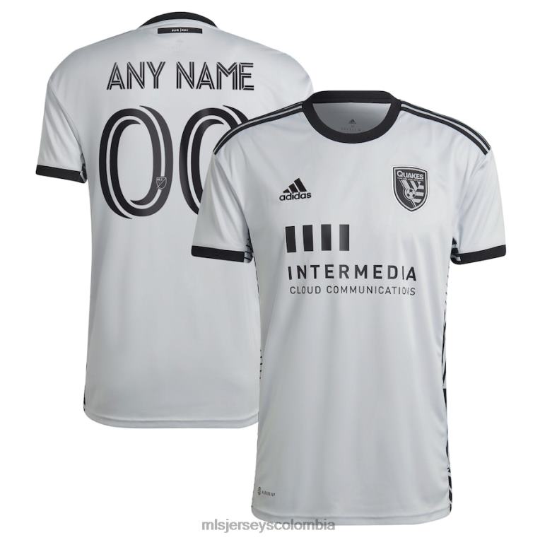 terremotos de san josé adidas gris 2022 el kit creador réplica camiseta personalizada hombres MLS Jerseys jersey TJ666817