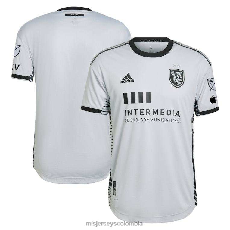 terremotos de san jose adidas gris 2023 el kit creador camiseta auténtica hombres MLS Jerseys jersey TJ666274