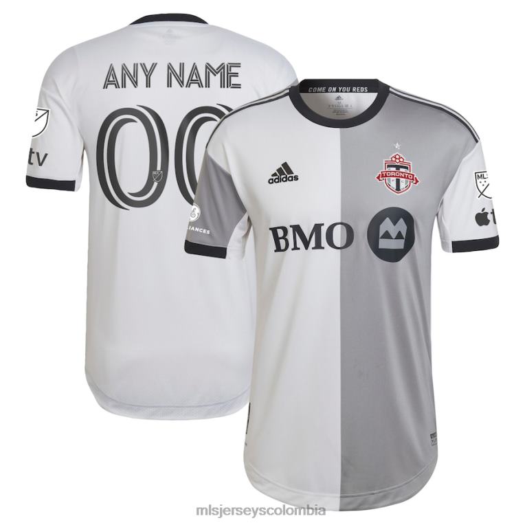 toronto fc adidas blanco 2023 community kit auténtica camiseta personalizada hombres MLS Jerseys jersey TJ6661096