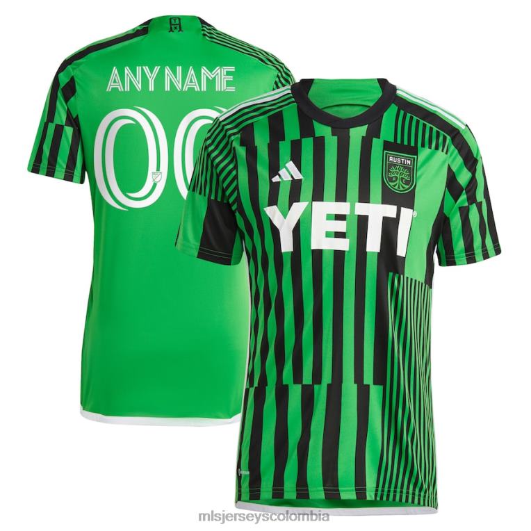 austin fc adidas verde 2023 las voces kit réplica camiseta personalizada hombres MLS Jerseys jersey TJ666226