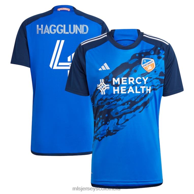 fc cincinnati nick hagglund adidas azul 2023 réplica del kit river kit hombres MLS Jerseys jersey TJ666605