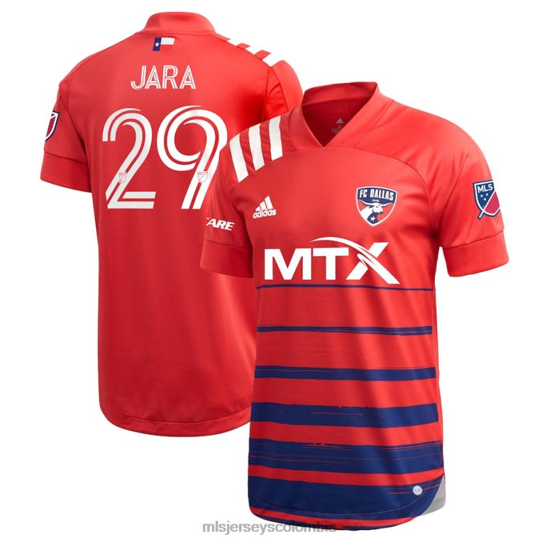 fc dallas franco jara camiseta adidas roja 2021 primaria auténtica de jugador hombres MLS Jerseys jersey TJ6661385