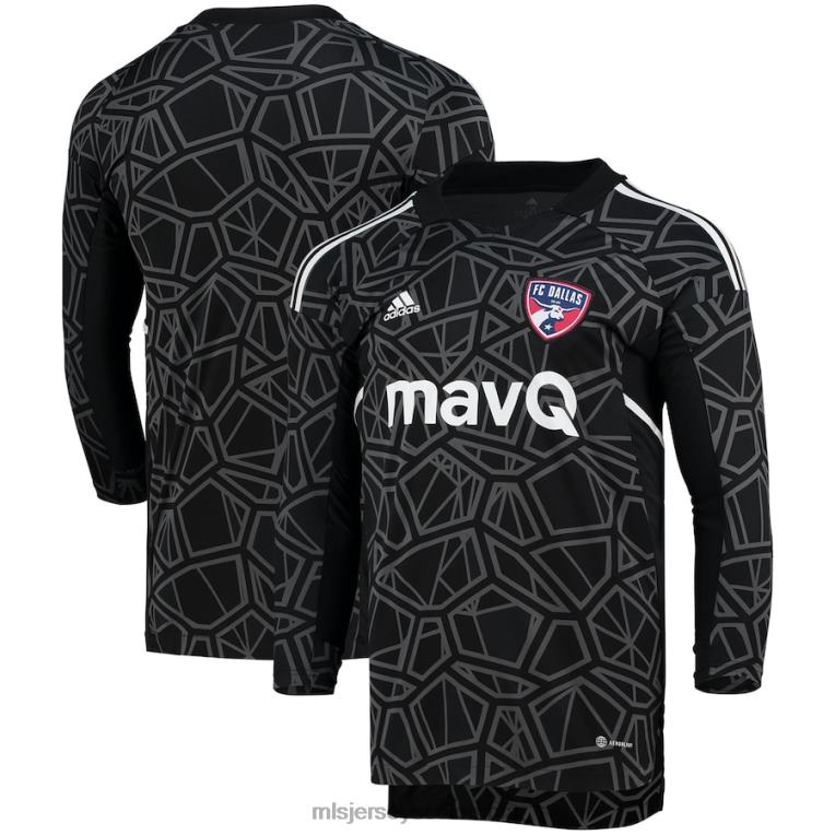 camiseta de portero adidas negra del fc dallas hombres MLS Jerseys jersey TJ666575