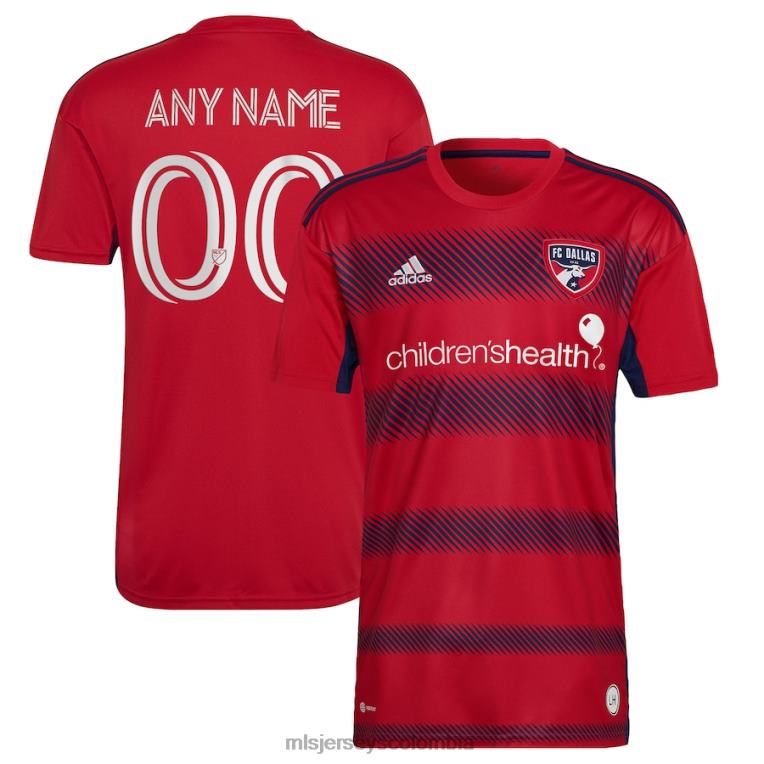 fc dallas adidas rojo 2022 crescendo kit réplica camiseta personalizada hombres MLS Jerseys jersey TJ666786