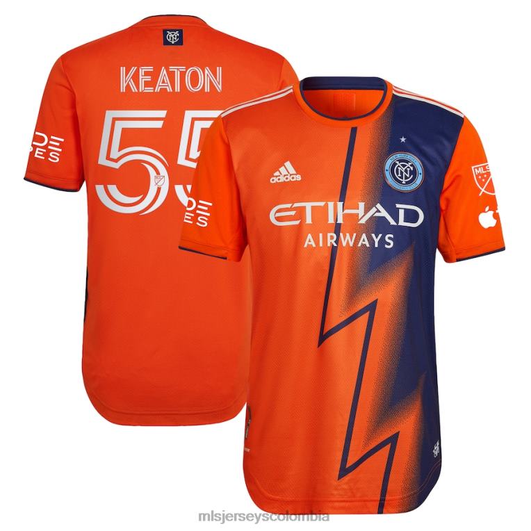 camiseta de jugador auténtica del fc keaton parks de la ciudad de nueva york adidas naranja 2023 the volt kit hombres MLS Jerseys jersey TJ6661075