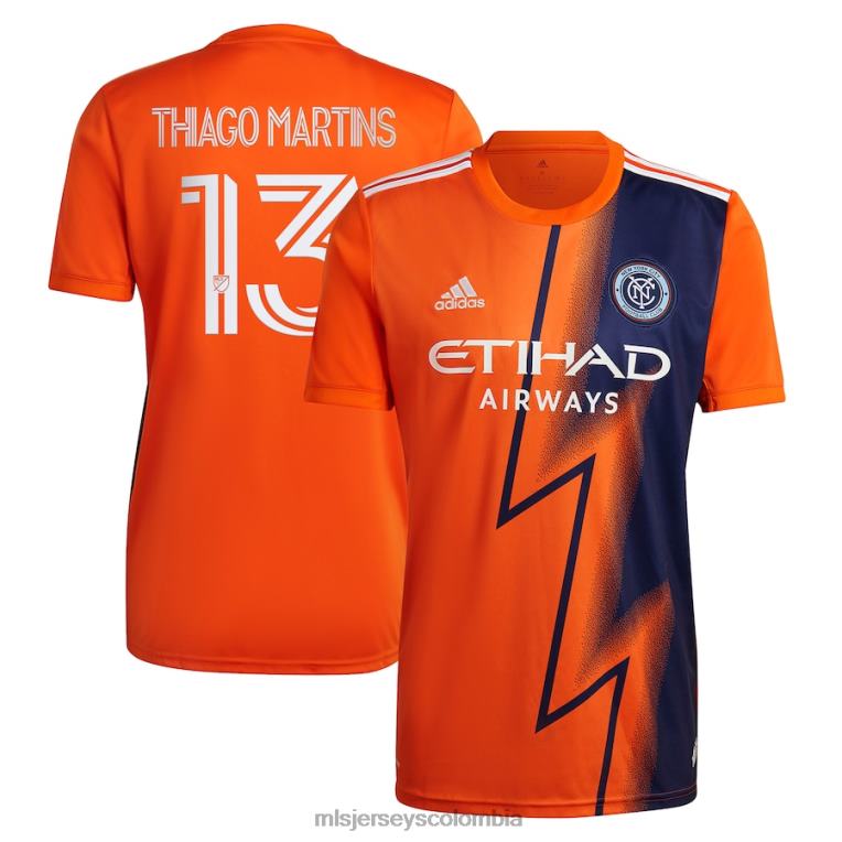 nueva york fc thiago martins adidas naranja 2023 the volt kit réplica de camiseta del jugador hombres MLS Jerseys jersey TJ666913
