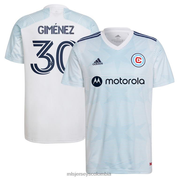 chicago fire gaston giménez adidas blanco 2022 lakefront kit replica player jersey hombres MLS Jerseys jersey TJ6661376