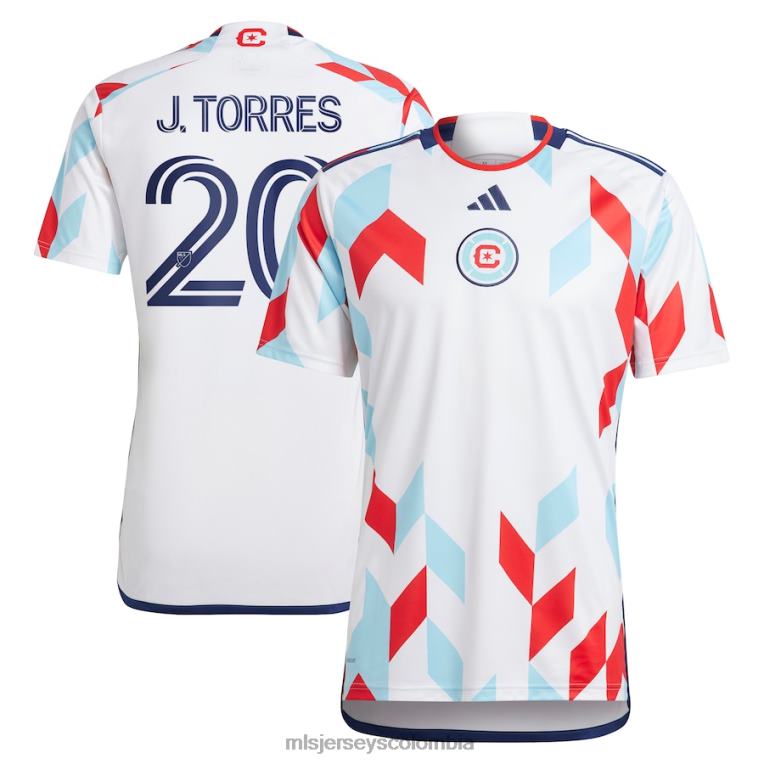 chicago fire jairo torres adidas blanco 2023 un kit para todos replica camiseta de jugador hombres MLS Jerseys jersey TJ6661090