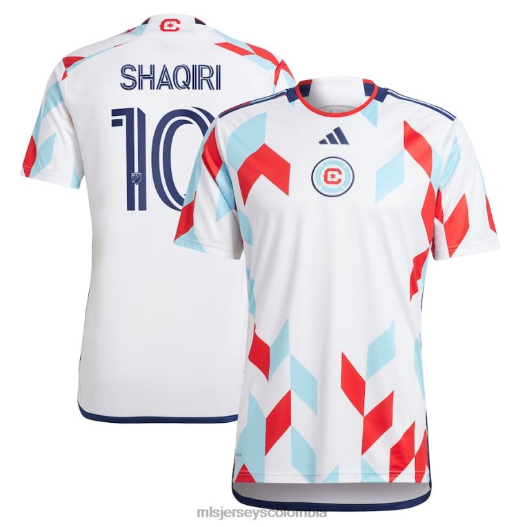 chicago fire xherdan shaqiri adidas blanco 2023 un kit para todos réplica de camiseta de jugador hombres MLS Jerseys jersey TJ666632