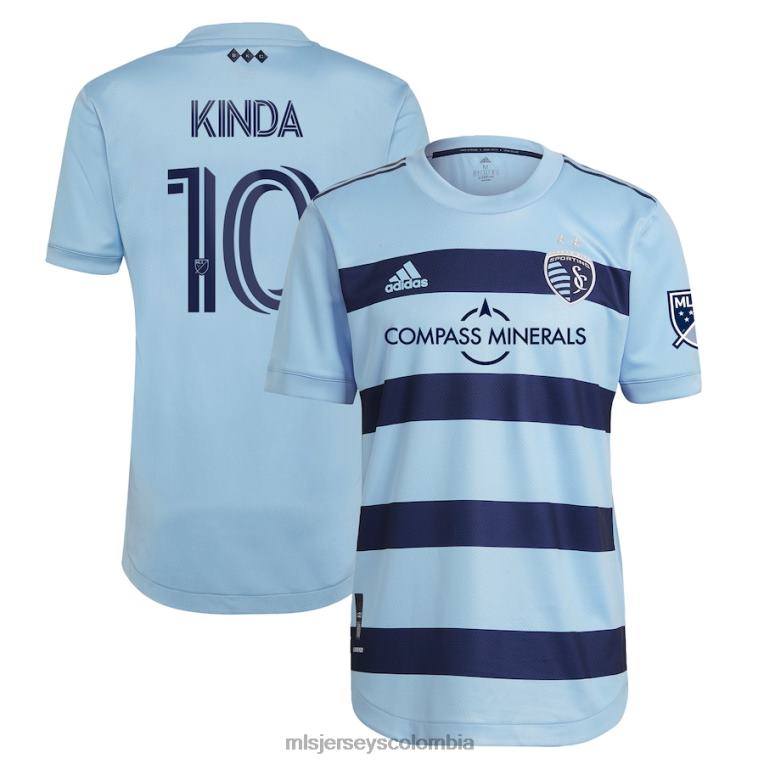 sporting kansas city gadi un poco adidas azul claro 2021 camiseta de jugador auténtica primaria hombres MLS Jerseys jersey TJ6661219