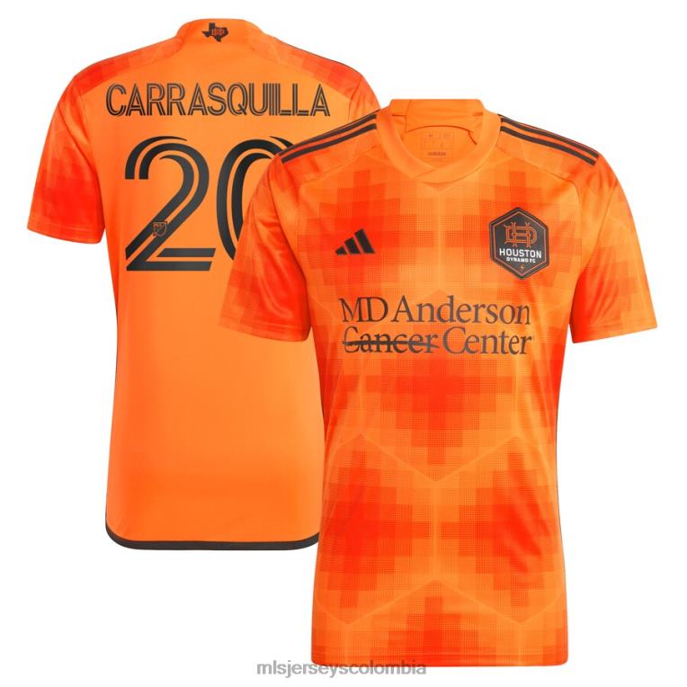 houston dynamo fc adalberto carrasquilla adidas naranja 2023 réplica camiseta el sol hombres MLS Jerseys jersey TJ6661209