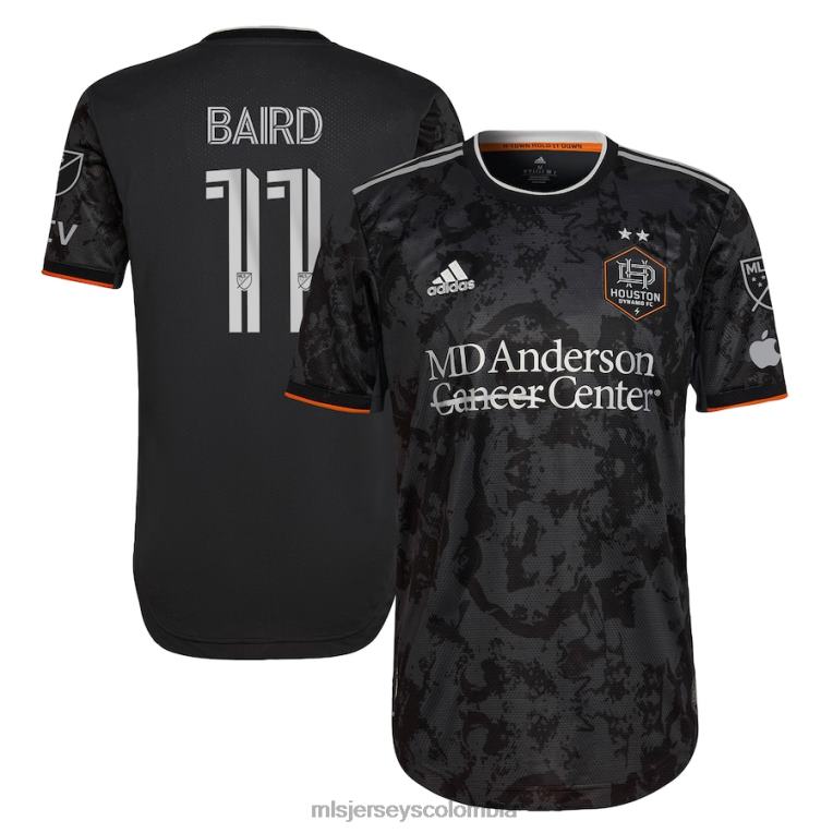 houston dynamo fc corey baird adidas negro 2023 camiseta de jugador auténtica de bayou city hombres MLS Jerseys jersey TJ6661173