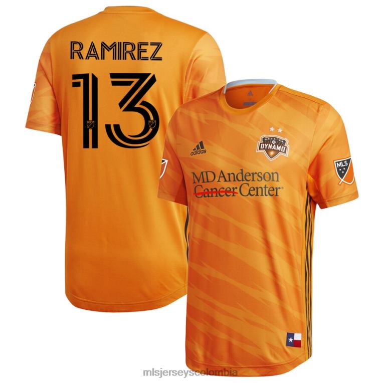 houston dynamo christian ramirez adidas naranja 2020 camiseta de jugador auténtica primaria hombres MLS Jerseys jersey TJ6661271