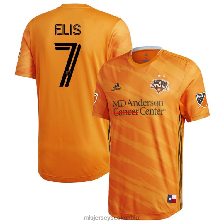 houston dynamo alberth elis adidas naranja 2020 camiseta de jugador auténtica primaria hombres MLS Jerseys jersey TJ6661241
