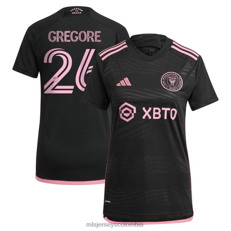 camiseta inter miami cf gregore adidas negra 2023 réplica jugador hombres MLS Jerseys jersey TJ6661267